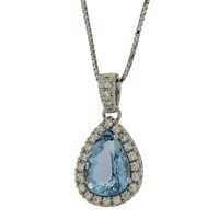 Collana Mirco Visconti Donna in Oro bianco Acquamarina 2.91 Ct MV9/AC - MV9/AC